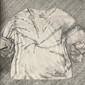 Tie-Dye Women's Top - Gray